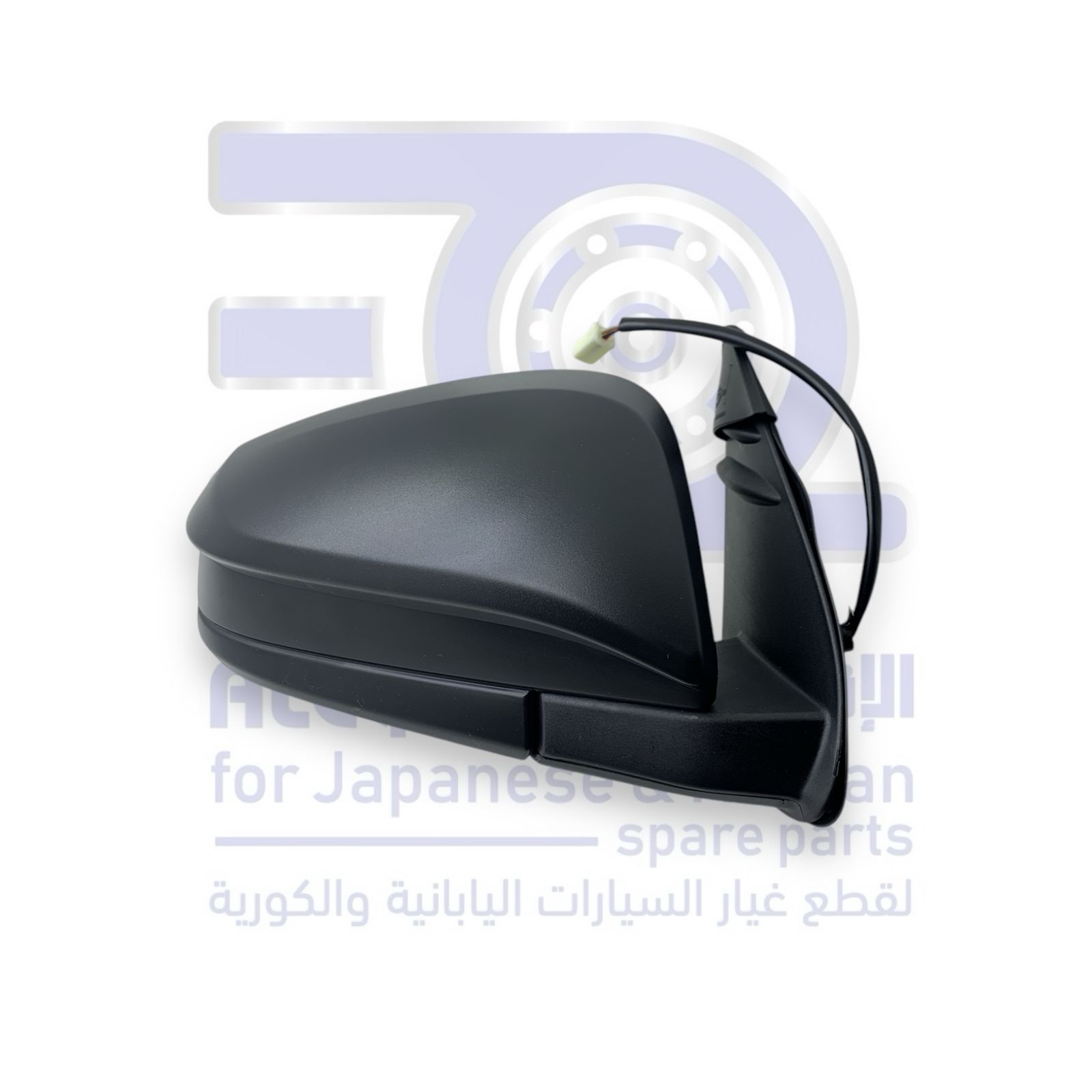 مراية باب هايلكس أسود من 2016 الى 2025 مع اللمبة يمين تايواني